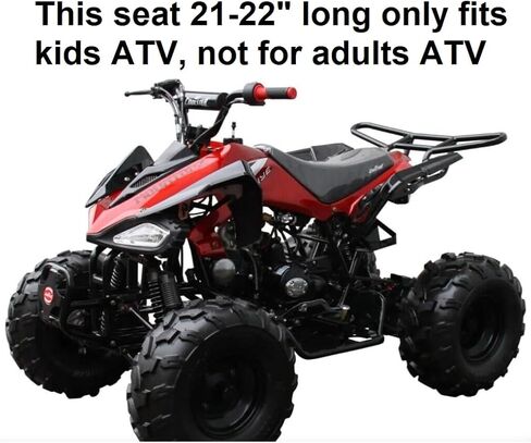 مقعد طويل 21 بوصة لسيارة ATV Taotao 125G Cheetah وCoolster Coolster 3125C 3125CX (لون أسود) in Kuwait