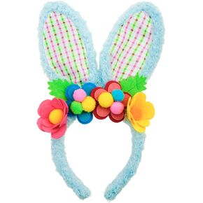 DearSun 3 قطع عصابة رأس على شكل أذن أرنب عيد الفصح للأطفال والكبار، إكسسوارات أزياء تنكرية لعصابة شعر على شكل أرنب in Kuwait