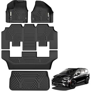 YITAMOTOR Floor Mats Compatible with 2012-2018 Ford Focus, Front 1st & 2nd Seat All Weather Protection Floor Mats Set Black in Saudi Arabia