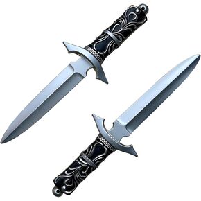 Realistic Fake Sword Foam Knife, 15" Fake Dagger Knife Prop,Medieval Knight Weapons for Larp Costume Halloween in Saudi Arabia