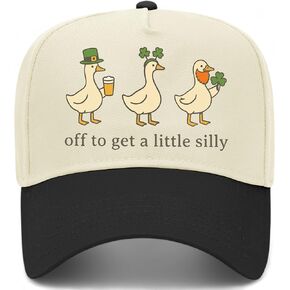 Off to Get A Little Silly Hat | St. Patrick's Day | Premium Adjustable Snapback Baseball Trucker Hats for Men & Women in Saudi Arabia