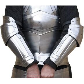 LARP Armor Medieval Costume Elven Fantasy Armor Set Titan Cuirass Back and Breastplate, Bracers, Pauldrons, Gorget, Greaves in Saudi Arabia
