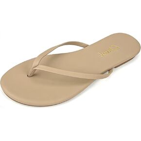 شبشب Scecocrs من الجلد المسطح للنساء مريح، صنادل أنيقة سهلة الارتداء 2026 أساسيات العطلة الصيفية، Chanclas Para Mujer in Kuwait