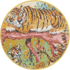 Rugs.com Whimsy Kids Collection Rug – 5x8 Multi Medium-Pile Rug Perfect for Bedrooms, Dining Rooms, Living Rooms in Saudi Arabia