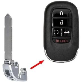 استبدال شفرة مفتاح الطوارئ غير المقطوعة لهوندا أكورد، سيفيك، HR-V، CR-V، بايلوت، أوديسي 2022-2026 PN: 35118-T20-305 جهاز التحكم عن بعد PN: 72147-T43-A11 يناسب معرف لجنة الاتصالات الفيدرالية: KR5TP-4 جهاز التحكم عن بعد غير متضمن! in Kuwait
