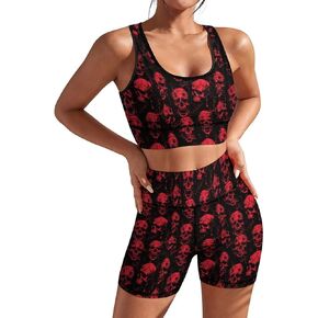 مجموعة تمارين نسائية بدون خياطة مكونة من قطعتين من ملابس اليوغا وشورت نشط وحمالة صدر رياضية مثيرة للنساء in Kuwait