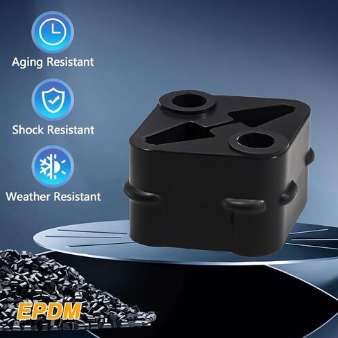Left & Right Exhaust Support Isolator, Hanger Vibration Dampener Compatible with Ram 1500 Truck 2019-2025 Replace#：68519121AA in Saudi Arabia