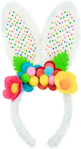 DearSun 3 Pcs Easter Bunny Ears Headband for Kids Adult, Cosplay Costume Accessories Rabbit Ear Hair Band in Saudi Arabia