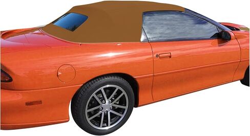 Kojem Convertible Soft Top Compatible with 1994-2002 Chevrolet Camaro 1994-2002 Pontiac Firebird Black Sailcloth Vinyl Roof Clear Plastic Window in Saudi Arabia
