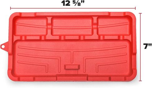 WeatherTech ToolTray - Flexible Tool Tray Organizer and Storage for Screws, Nuts, Bolt Organizer- Non-Magnetic, Set of 2 (Red) in Saudi Arabia