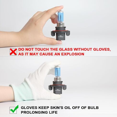 For Ford F150 F-150 (2004-2014) Combo H13/9008 High Low Dual Beam Headlight Bulbs + 9145/H10 Fog Light,4pcs Halogen Light Bulbs,5000K Car Replacement Bulb in Kuwait