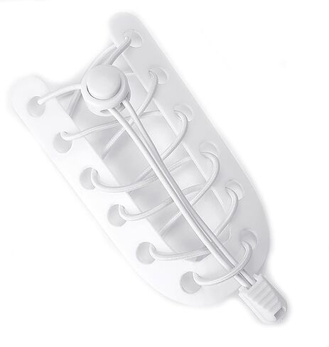 أربطة أحذية مرنة شديدة التحمل بدون أربطة أحذية للأطفال والكبار مع قفل قوي وأربطة أحذية سريعة in Kuwait