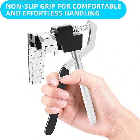 كماشة إزالة سوار الساعة المحمولة للأشرطة الفولاذية أداة لضبط طول سوار الساعة وإزالة وصلات الفولاذ المقاوم للصدأ المناسبة للإصلاح in Kuwait