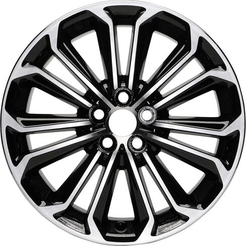 New 17x7 17-Inch Machined Black Aluminum Alloy Wheel Rim Fits Toyota Corolla S 2014-2016 ALY75152U45N in Saudi Arabia