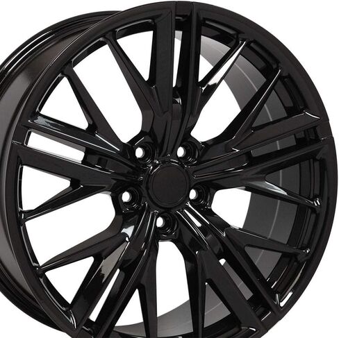 OE Wheels CV25 20 Inch Rim Fits Camaro ZL1 Style 5x120 20x8.5 Gloss Black - Hollander 5773 (1) in Saudi Arabia