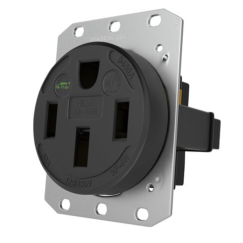 HBL9450A Straight Blade Device Receptacle, 50 amp car Charger Receptacle, RTP, Industrial Grade, 3-Pole 4-Wire Grounding, 50A 125/250V, 14-50R in Saudi Arabia