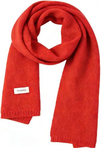 Knit Winter Scarf for Women Men – Soft Chunky Knit Scarf for Cold Weather Warm Neck Wrap in Saudi Arabia