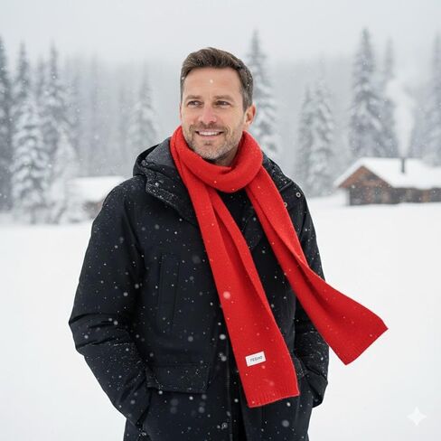 Knit Winter Scarf for Women Men – Soft Chunky Knit Scarf for Cold Weather Warm Neck Wrap in Saudi Arabia