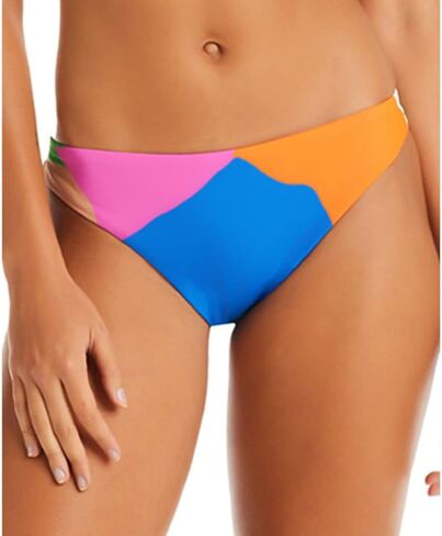 Sanctuary Women's Printed Multi-Scape Cinched-Back Hipster Bikini Bottoms in Saudi Arabia