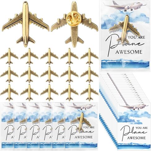 Tondiamo Flight Attendant Gifts Bulk Travel Party Favors Airplane Pilot Pins Accessories Employee Appreciation Gift in Saudi Arabia