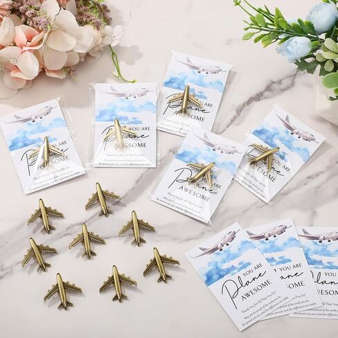 Tondiamo Flight Attendant Gifts Bulk Travel Party Favors Airplane Pilot Pins Accessories Employee Appreciation Gift in Saudi Arabia