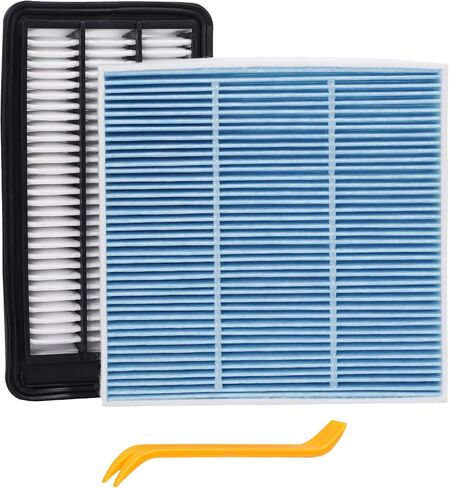 Engine Air Filter&Cabin Air Filter Combo Pack-Compatible with Honda Civic L4 1.5L 2016 2017 2018 2019 2020 2021,CRV L4 1.5L 2017 2018 2019 2020 2021 2022-CF11182&CA12050 in Kuwait