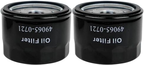 2 قطعة فلتر زيت 49065-0721 متوافق مع محركات Kawasaki FR691V FR730V FR651V FR600V FX600V FX730V FS691V FS651V FR651V استبدال 49065-2077 in Saudi Arabia