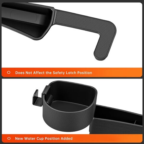 2026 حشو فجوة مقعد السيارة مع حامل وخطاف، ملحقات مقعد السيارة الداخلية، قابس فجوة مقعد السيارة مع فتحة تخزين، منظم السيارة يناسب شاحنة سيدان SUV، أسود in Kuwait