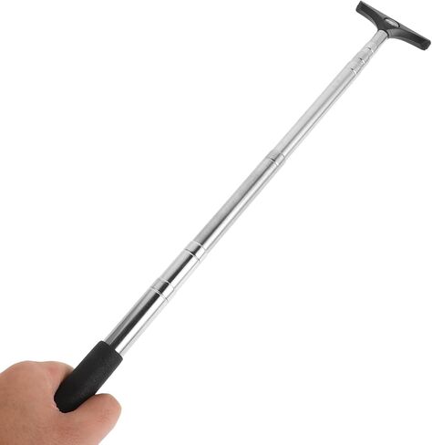 Car Windshield Cleaner Tool with Retractable Auto Mirror Squeegee, Portable Telescopic Water Scraper for Car Detailing and Rearview Mirror Mist Removal, Black in Saudi Arabia