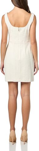 Karl Lagerfeld Women's Sleeveless Square Neck Tweed A-line Mini Dress in Saudi Arabia