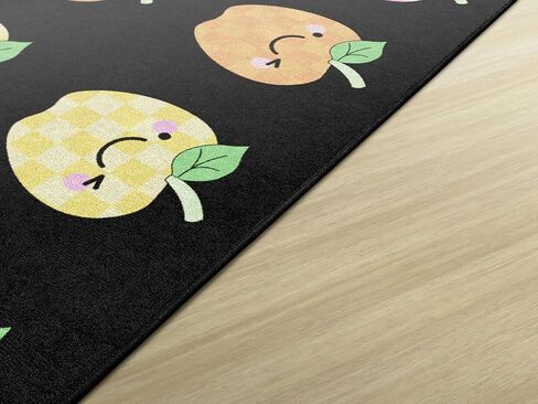 Flagship Carpets Apple Sit Spots Children's Classroom Décor Area Rug for Schools, Durable and Fun for Learning Centers, Daycares and Preschools, 7'6" X 12' in Saudi Arabia