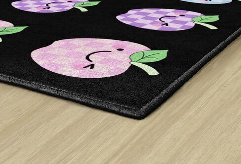 Flagship Carpets Apple Sit Spots Children's Classroom Décor Area Rug for Schools, Durable and Fun for Learning Centers, Daycares and Preschools, 7'6" X 12' in Saudi Arabia