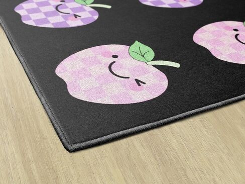 Flagship Carpets Apple Sit Spots Children's Classroom Décor Area Rug for Schools, Durable and Fun for Learning Centers, Daycares and Preschools, 7'6" X 12' in Saudi Arabia
