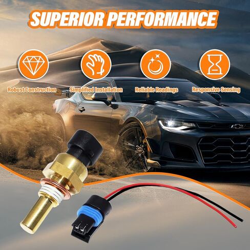 213-4514 (19236568) Engine Coolant Temperature Sensor Compatible with Chevy GMC Cadillac Buick Oldsmobile Pontiac, with Connector in Saudi Arabia