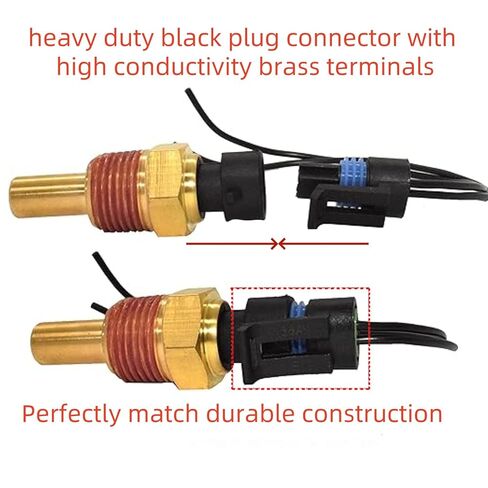 505-5401 Q21-1002 Differential Oil Temperature Sensor Replacement for Peterbilt 379 Kenworth T600A T660 T800 1987-2007, Replaces Q211002 5055401 in Saudi Arabia