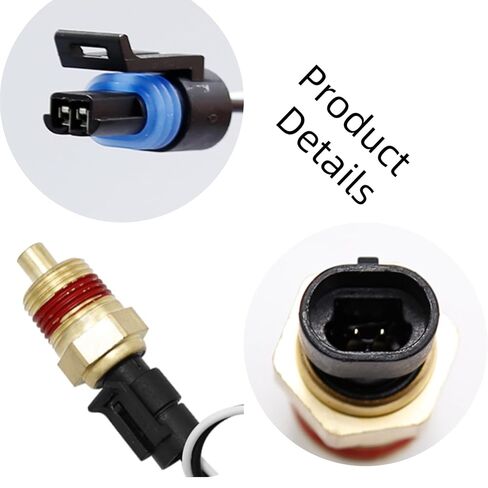 505-5401 Q21-1002 Differential Oil Temperature Sensor Replacement for Peterbilt 379 Kenworth T600A T660 T800 1987-2007, Replaces Q211002 5055401 in Saudi Arabia