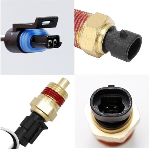 505-5401 Q21-1002 Differential Oil Temperature Sensor Replacement for Peterbilt 379 Kenworth T600A T660 T800 1987-2007, Replaces Q211002 5055401 in Saudi Arabia