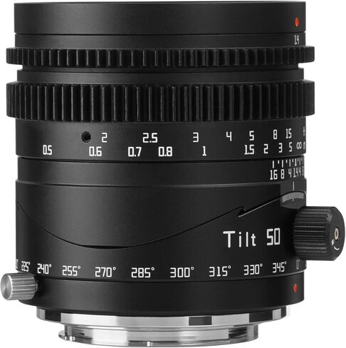 TTArtisan 50mm F1.4 Tilt Manual Lens Large Aperture Full Frame Tilt Portrait Lens Compatible with M43 Mount Cameras in Saudi Arabia