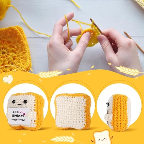 هدايا عيد الميلاد الحادي والعشرون لها وله - أخيرًا 21 هدية للنساء والرجال - نخب كروشيه مضحك، ديكور فريد لعربة البار وبديل للبطاقات in Kuwait