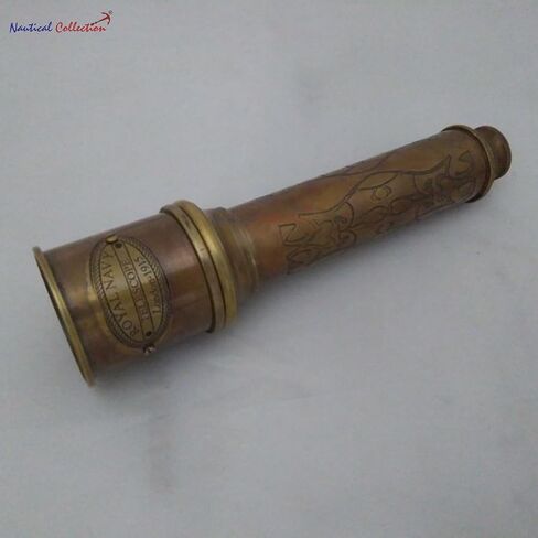 مجموعة بحرية تلسكوب نحاسي قابل للسحب (حجم EX: 14 بوصة) في Antq. ينهي in Kuwait