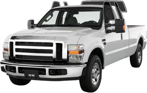 Precut Window Tint Film for Ford F250 F350 F450 F550 Extended 2008-2013 All Side+Rear Windshield 20% VLT 2Ply Anti-Shatter, UV Block, Privacy Protection, Easy Install, No Trimming Needed in Saudi Arabia