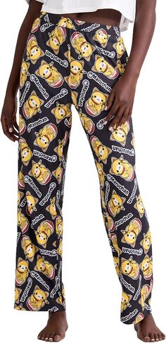 Mad Engine Maruchan Pajamas Women's Yummy Ramen Cat Allover Design Lounge Sleep Pants in Saudi Arabia