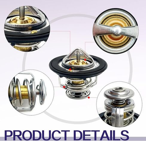 19301-PAA-306 Engine Thermostat, Compatible with Honda Odyssey 1995-1998, HR-V 2016-2017, Accord 1990-2002, CR-V 1997-2001,EL 1997-2005, CL 97-99 etc, Replace OE#19301-PLC-315, 19301-RNA-315 in Saudi Arabia