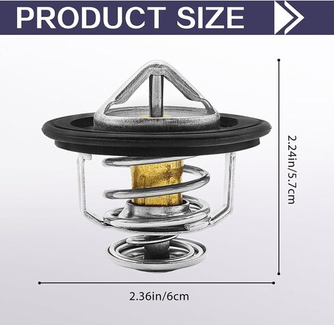 19301-PAA-306 Engine Thermostat, Compatible with Honda Odyssey 1995-1998, HR-V 2016-2017, Accord 1990-2002, CR-V 1997-2001,EL 1997-2005, CL 97-99 etc, Replace OE#19301-PLC-315, 19301-RNA-315 in Saudi Arabia