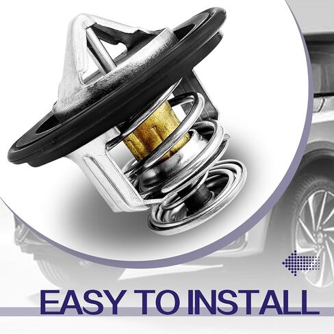 19301-PAA-306 Engine Thermostat, Compatible with Honda Odyssey 1995-1998, HR-V 2016-2017, Accord 1990-2002, CR-V 1997-2001,EL 1997-2005, CL 97-99 etc, Replace OE#19301-PLC-315, 19301-RNA-315 in Saudi Arabia