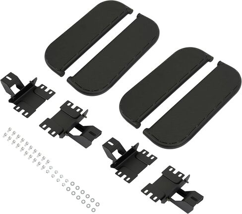 Side Steps Compatible with 2020-2023 Jeep Gladiator JT & Wrangler 4 Door, High-Strength Running Boards, Steel Step Bars, Powder-Coated 4-Piece Set in Saudi Arabia