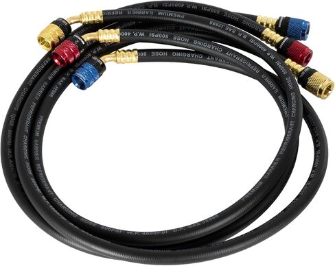 مجموعة خرطوم HVAC سهلة الغلق ES3614516 من MalcoEdge | خرطوم شحن غاز التبريد مقاس 36 بوصة مع تركيبات 1/4 × 5/16 SAE | خدمة ميني سبليت ونظام تكييف الهواء in Kuwait
