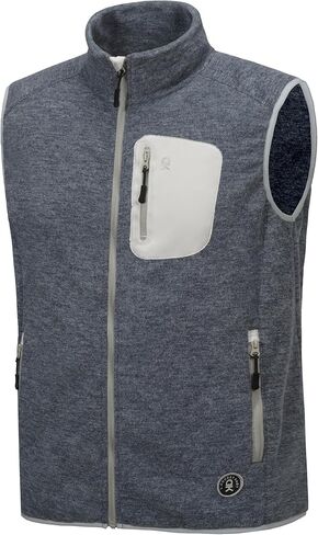 Little Donkey Andy Men's Casual Outerwear Vest Fleece Vest Lightweight Warm Sleeveless Jacket in Saudi Arabia
