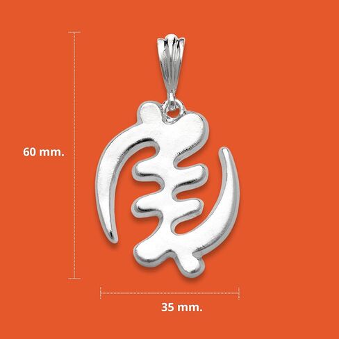 Better Jewelry, Large Gye Nyame .925 Sterling Silver Pendant, Adinkra Symbol Jewelry, African Silver Pendant, African Jewelry in Saudi Arabia