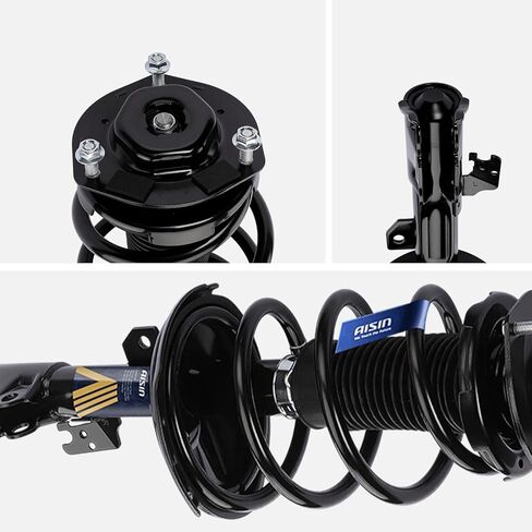 AISIN SAKT-01251 ممتص الصدمات بدعامات أمامية مع مجموعة زنبركية ملفوفة - متوافق مع Toyota Highlander 2001-2007، Lexus RX330 2004-2006، RX350 2007-2009 - مجموعة من 2 in Kuwait